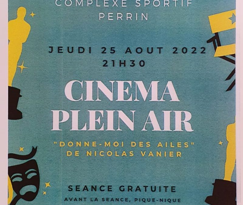 Cinéma plein air le 25 août