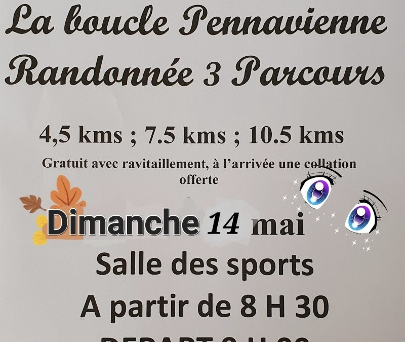 La boucle Pennavienne le dimanche 14 mai